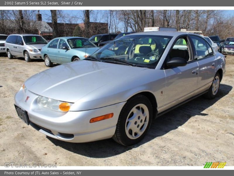 Silver / Gray 2002 Saturn S Series SL2 Sedan