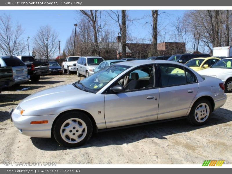 Silver / Gray 2002 Saturn S Series SL2 Sedan