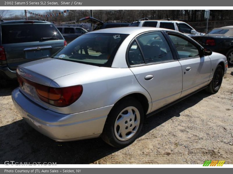 Silver / Gray 2002 Saturn S Series SL2 Sedan