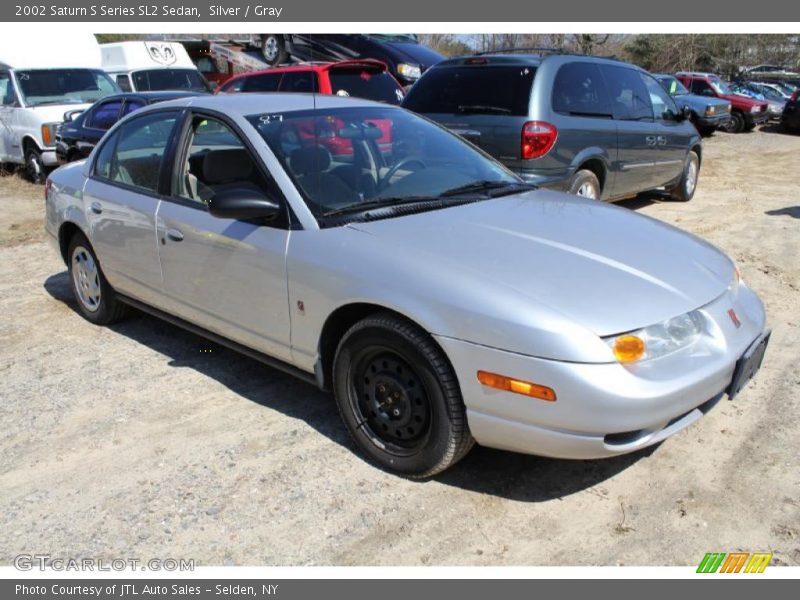 Silver / Gray 2002 Saturn S Series SL2 Sedan