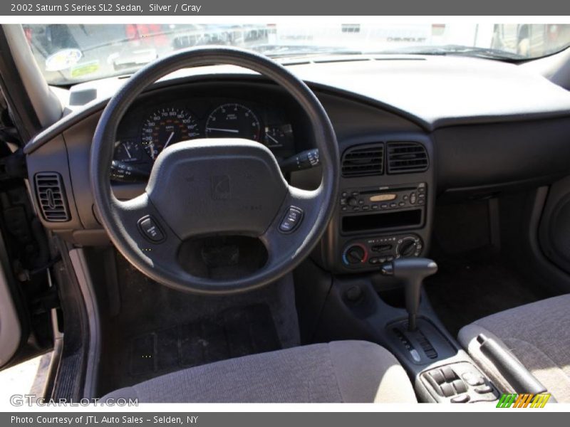 Silver / Gray 2002 Saturn S Series SL2 Sedan