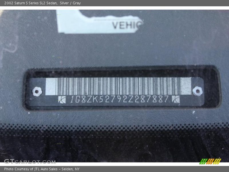Silver / Gray 2002 Saturn S Series SL2 Sedan