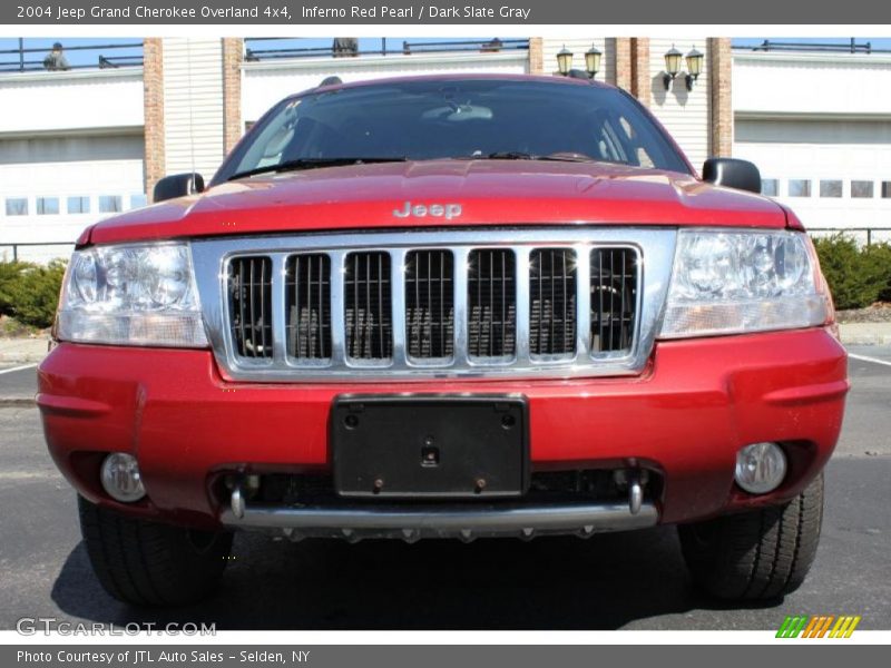 Inferno Red Pearl / Dark Slate Gray 2004 Jeep Grand Cherokee Overland 4x4