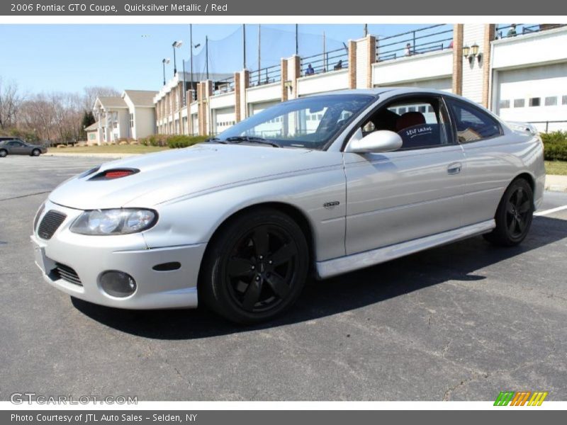 Quicksilver Metallic / Red 2006 Pontiac GTO Coupe