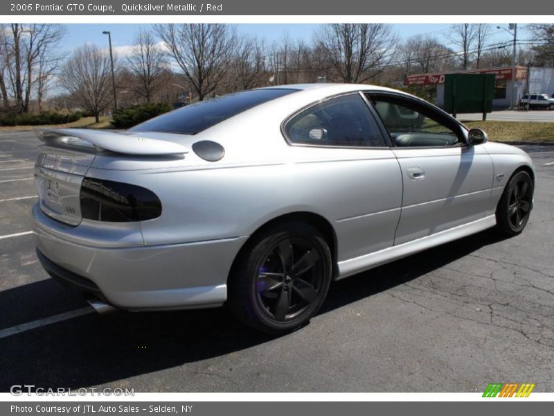 Quicksilver Metallic / Red 2006 Pontiac GTO Coupe