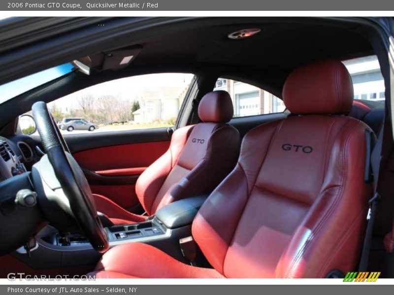 Quicksilver Metallic / Red 2006 Pontiac GTO Coupe