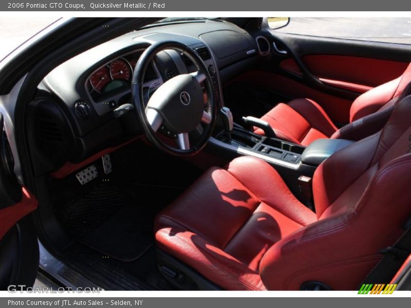 Quicksilver Metallic / Red 2006 Pontiac GTO Coupe