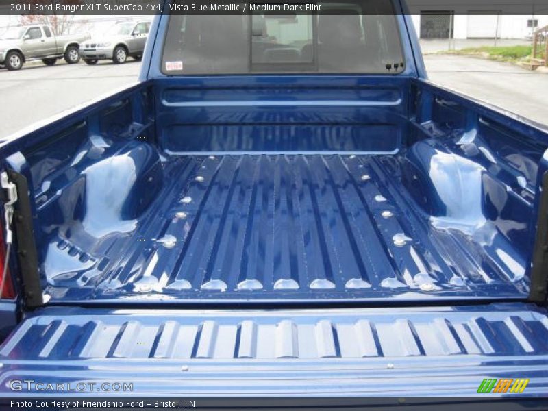 Vista Blue Metallic / Medium Dark Flint 2011 Ford Ranger XLT SuperCab 4x4