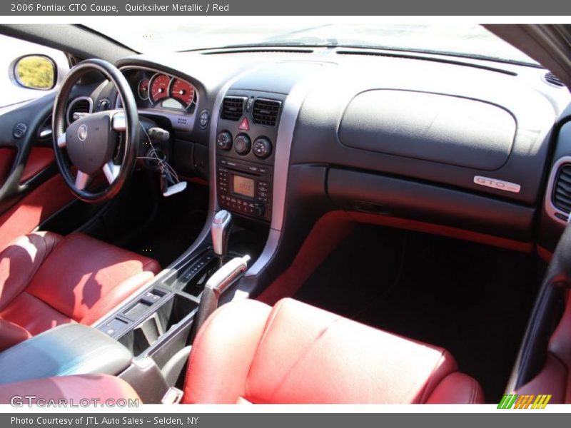Quicksilver Metallic / Red 2006 Pontiac GTO Coupe
