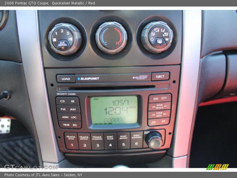 Quicksilver Metallic / Red 2006 Pontiac GTO Coupe