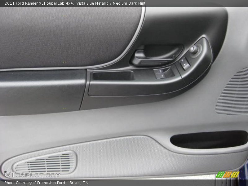 Vista Blue Metallic / Medium Dark Flint 2011 Ford Ranger XLT SuperCab 4x4