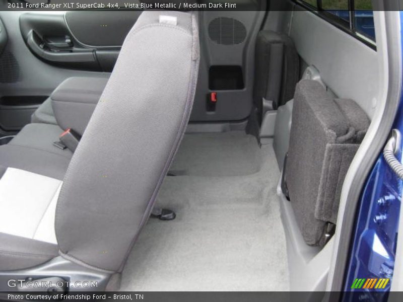Vista Blue Metallic / Medium Dark Flint 2011 Ford Ranger XLT SuperCab 4x4