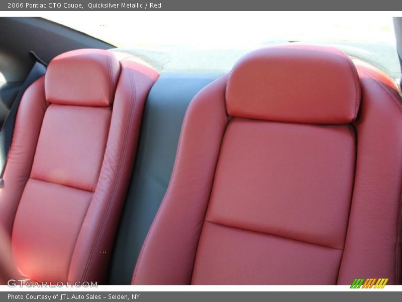 Quicksilver Metallic / Red 2006 Pontiac GTO Coupe