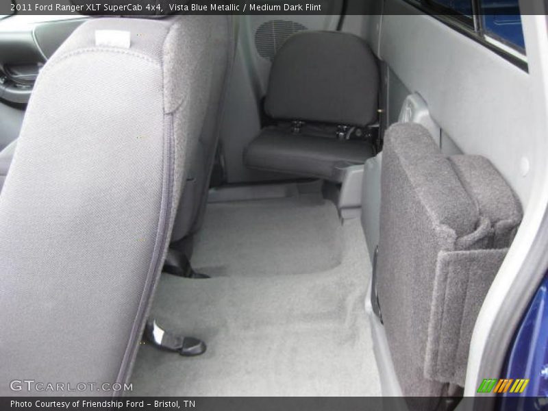 Vista Blue Metallic / Medium Dark Flint 2011 Ford Ranger XLT SuperCab 4x4