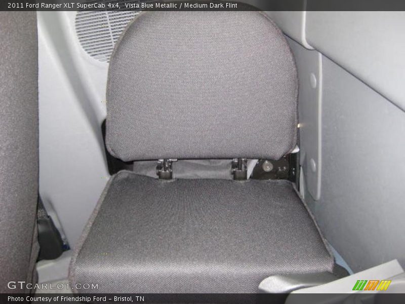 Vista Blue Metallic / Medium Dark Flint 2011 Ford Ranger XLT SuperCab 4x4
