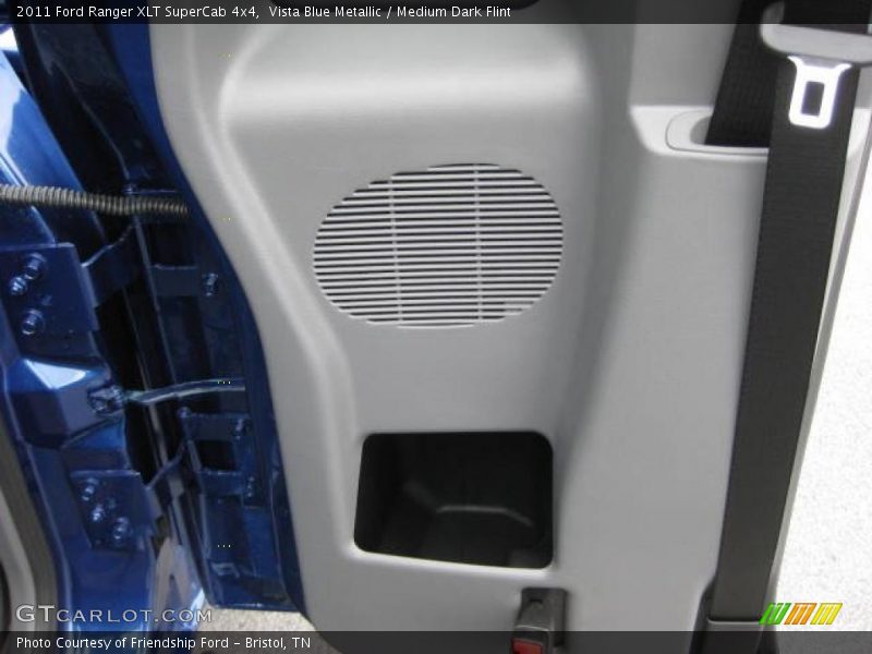 Vista Blue Metallic / Medium Dark Flint 2011 Ford Ranger XLT SuperCab 4x4