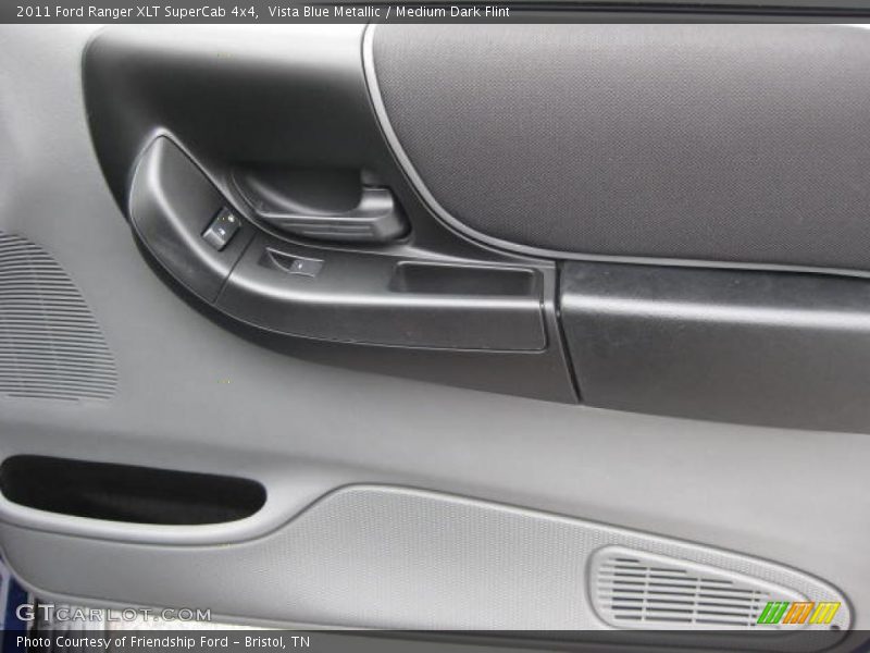 Vista Blue Metallic / Medium Dark Flint 2011 Ford Ranger XLT SuperCab 4x4