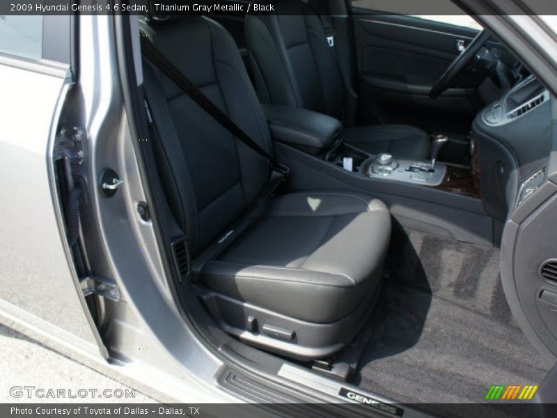  2009 Genesis 4.6 Sedan Black Interior