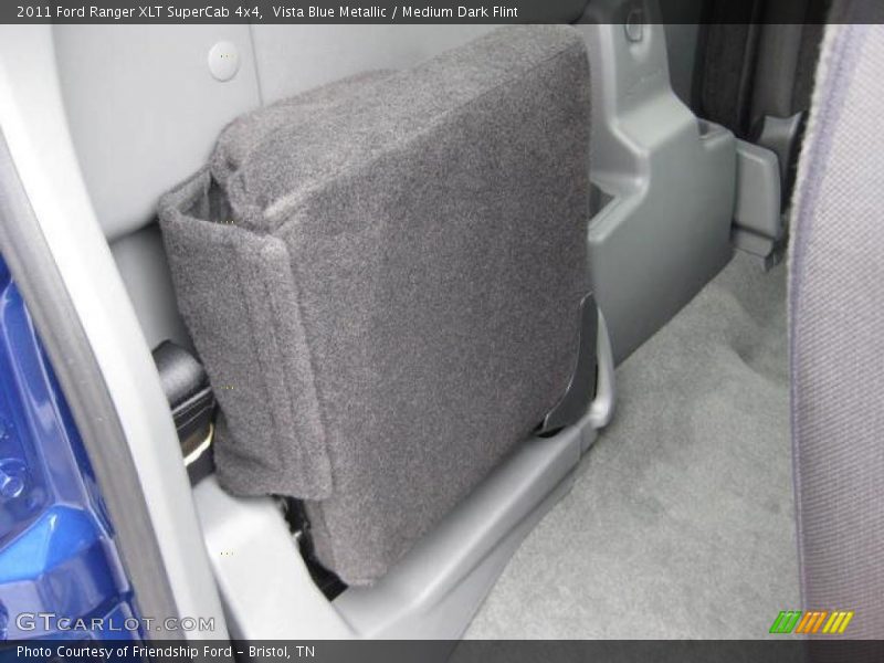 Vista Blue Metallic / Medium Dark Flint 2011 Ford Ranger XLT SuperCab 4x4