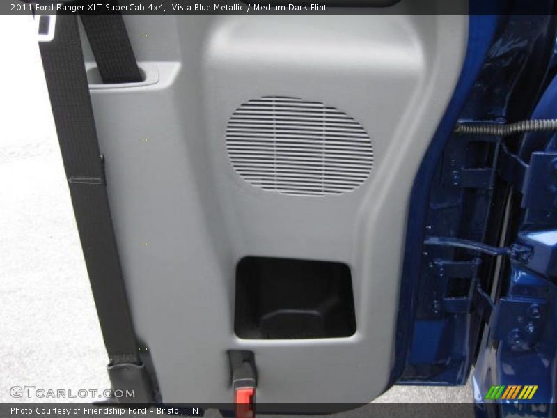 Vista Blue Metallic / Medium Dark Flint 2011 Ford Ranger XLT SuperCab 4x4