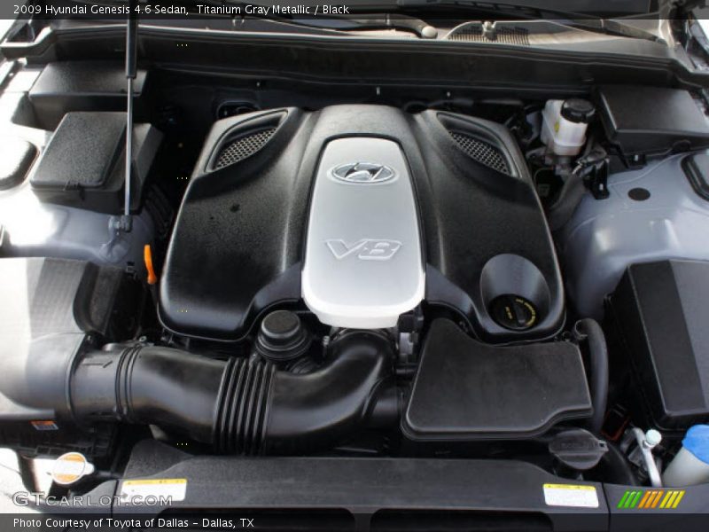  2009 Genesis 4.6 Sedan Engine - 4.6 Liter DOHC 32-Valve Dual CVVT V8