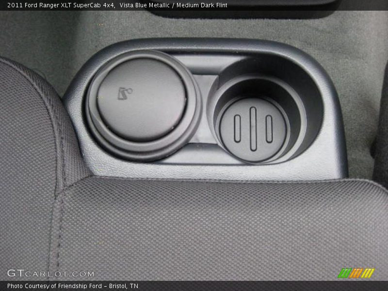 Vista Blue Metallic / Medium Dark Flint 2011 Ford Ranger XLT SuperCab 4x4