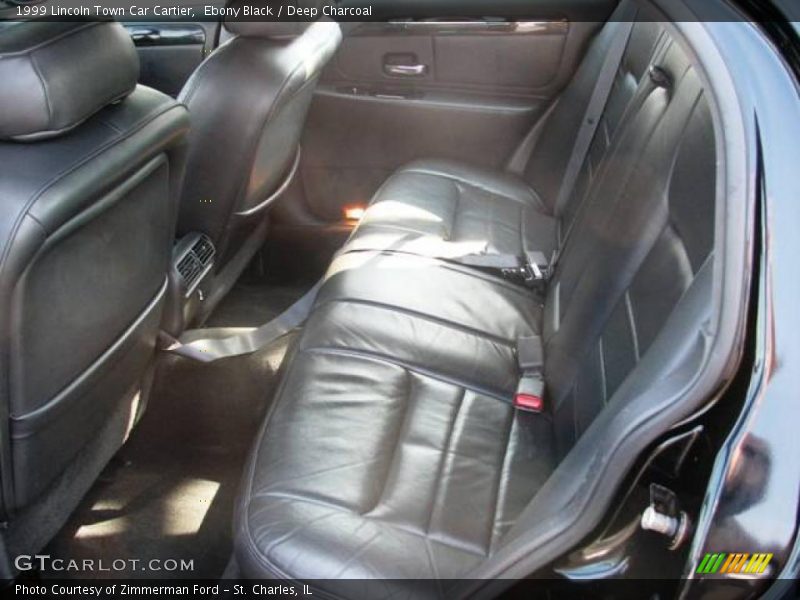 Ebony Black / Deep Charcoal 1999 Lincoln Town Car Cartier