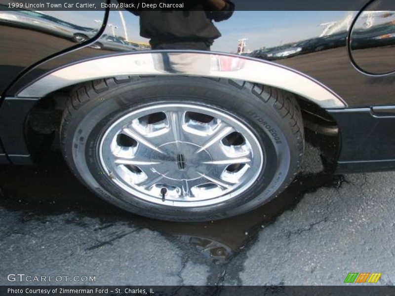 Ebony Black / Deep Charcoal 1999 Lincoln Town Car Cartier