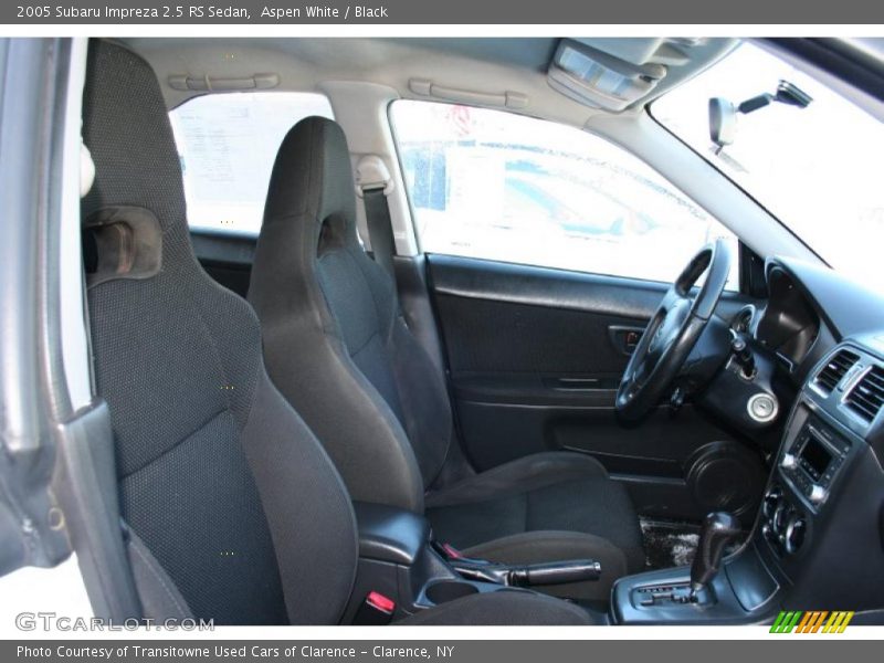  2005 Impreza 2.5 RS Sedan Black Interior