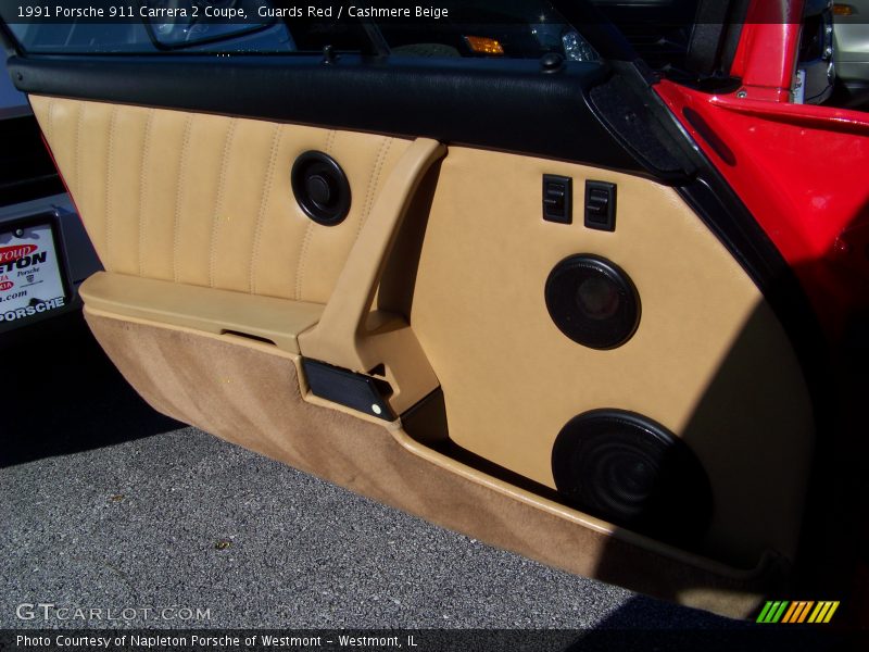 Guards Red / Cashmere Beige 1991 Porsche 911 Carrera 2 Coupe
