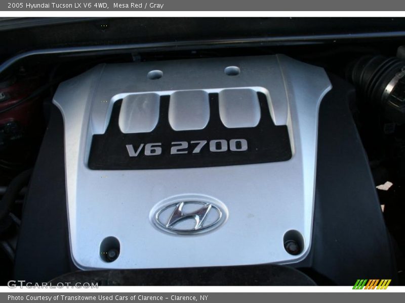  2005 Tucson LX V6 4WD Engine - 2.7 Liter DOHC 24 Valve V6