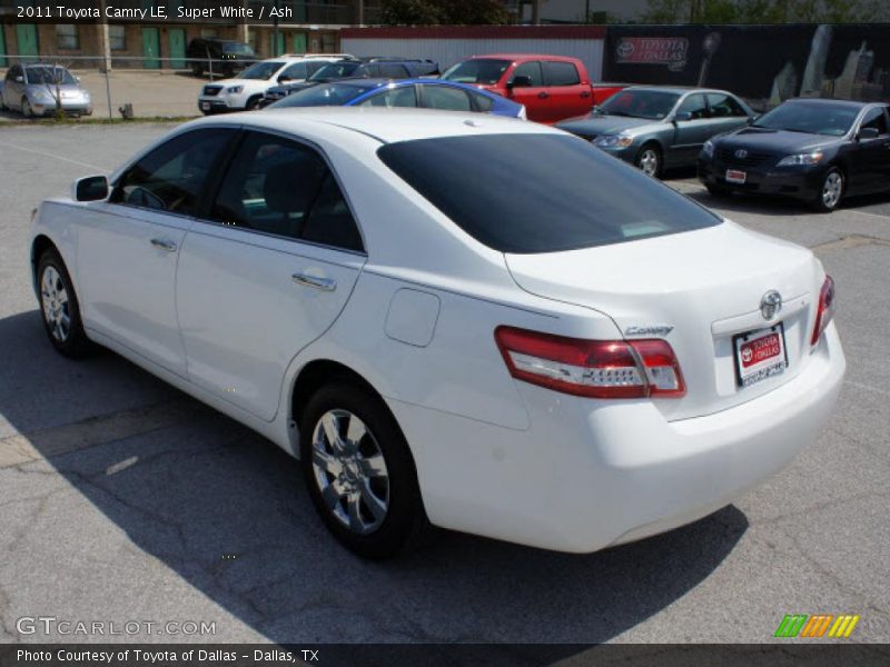 Super White / Ash 2011 Toyota Camry LE
