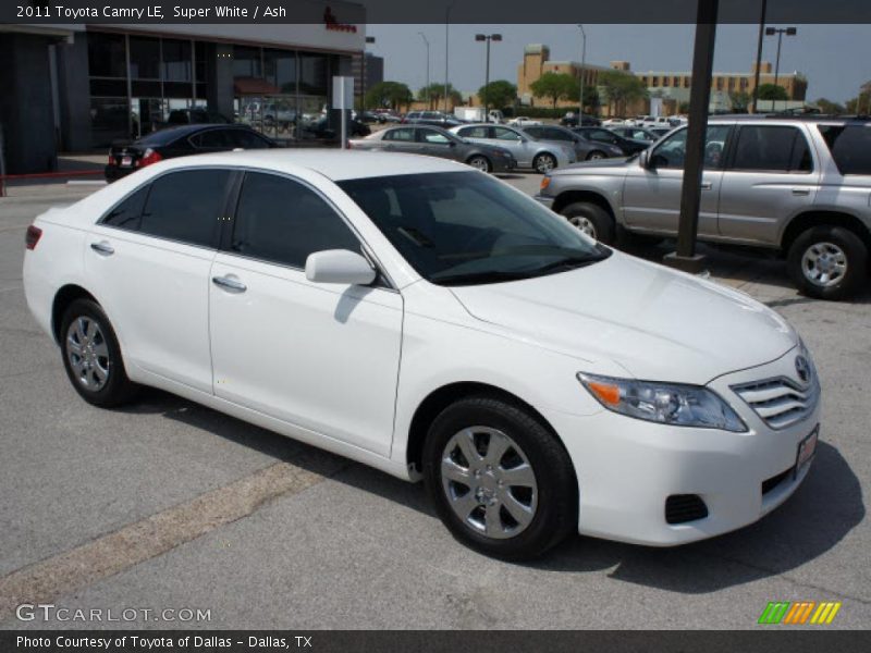 Super White / Ash 2011 Toyota Camry LE