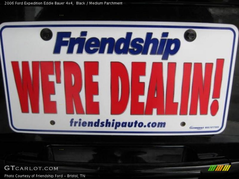 Black / Medium Parchment 2006 Ford Expedition Eddie Bauer 4x4
