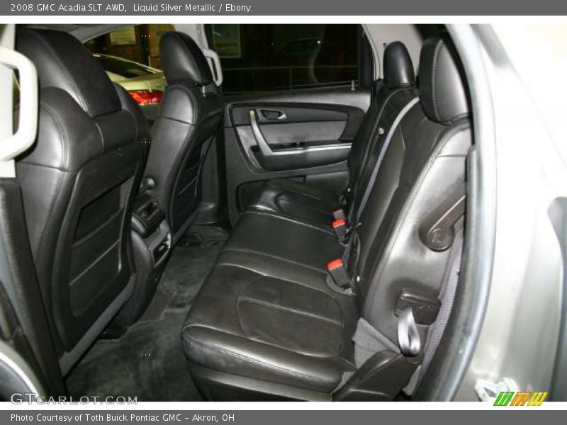 Liquid Silver Metallic / Ebony 2008 GMC Acadia SLT AWD