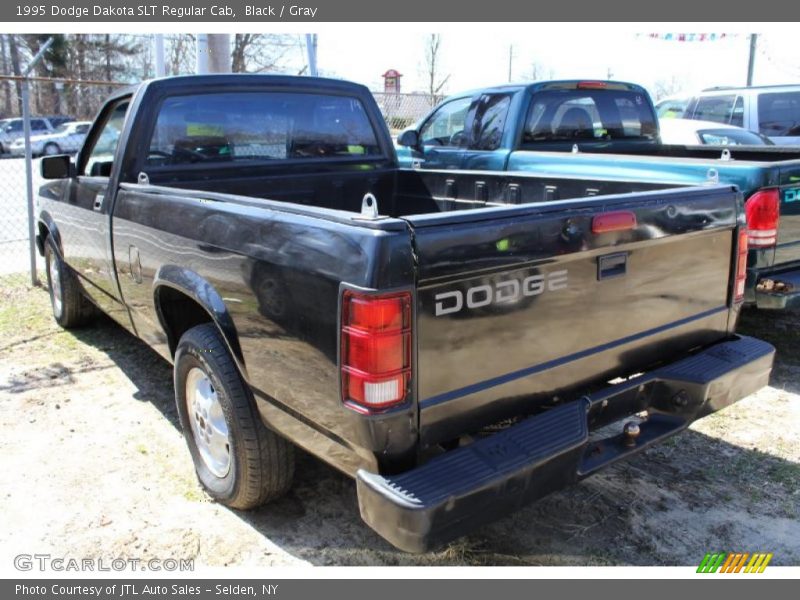 Black / Gray 1995 Dodge Dakota SLT Regular Cab