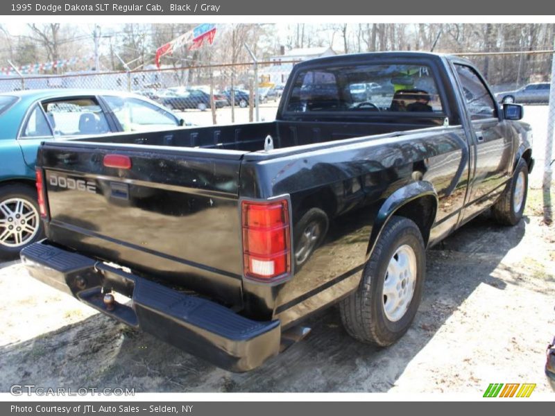 Black / Gray 1995 Dodge Dakota SLT Regular Cab