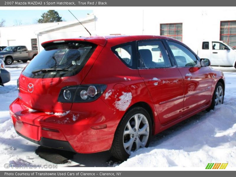 True Red / Black 2007 Mazda MAZDA3 s Sport Hatchback