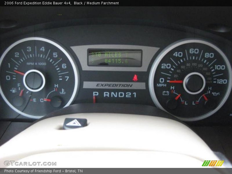 Black / Medium Parchment 2006 Ford Expedition Eddie Bauer 4x4