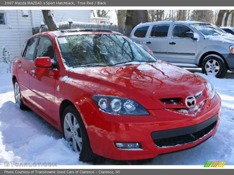 True Red / Black 2007 Mazda MAZDA3 s Sport Hatchback