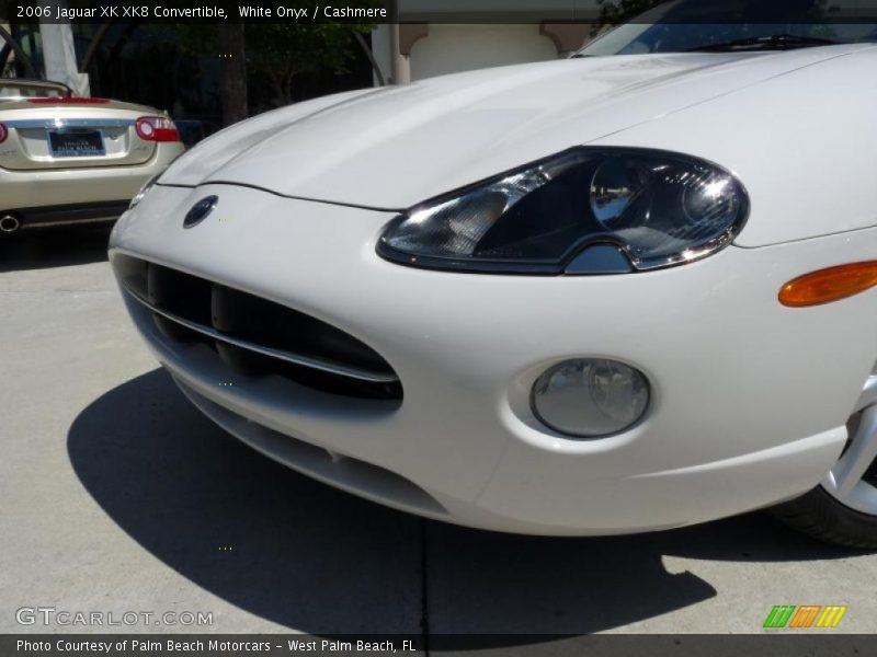 White Onyx / Cashmere 2006 Jaguar XK XK8 Convertible