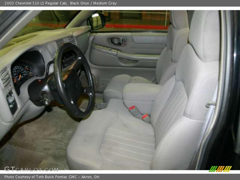  2003 S10 LS Regular Cab Medium Gray Interior