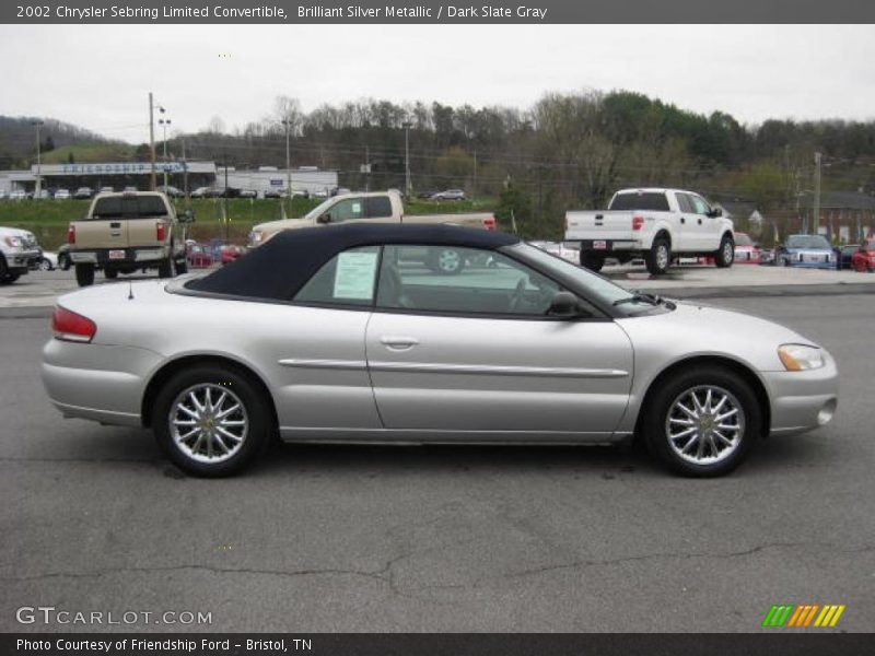  2002 Sebring Limited Convertible Brilliant Silver Metallic