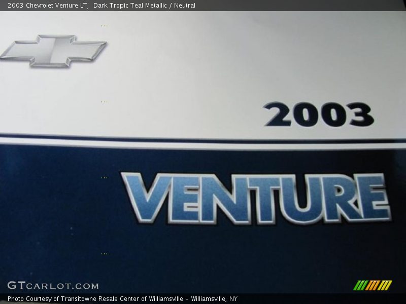Dark Tropic Teal Metallic / Neutral 2003 Chevrolet Venture LT