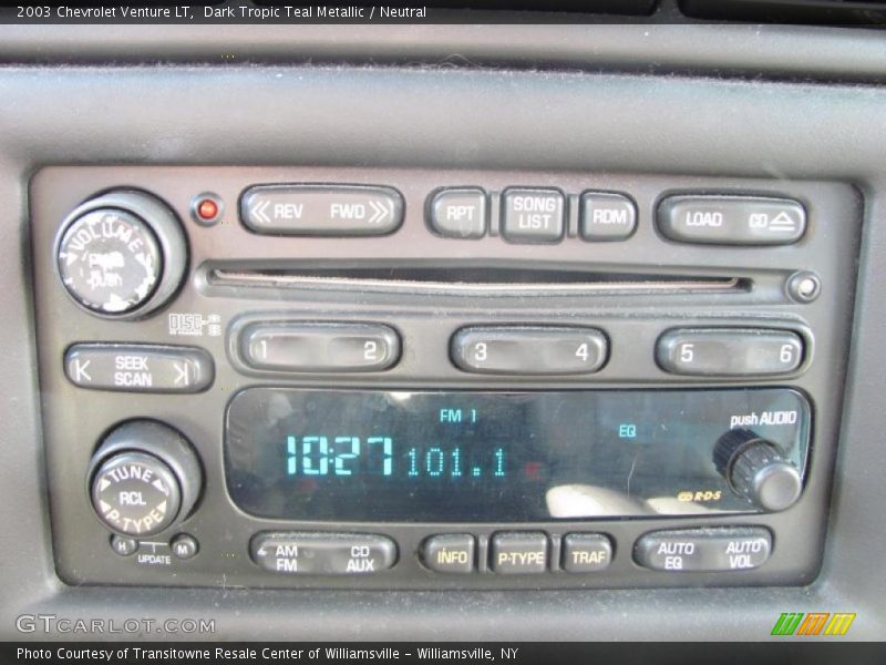 Dark Tropic Teal Metallic / Neutral 2003 Chevrolet Venture LT