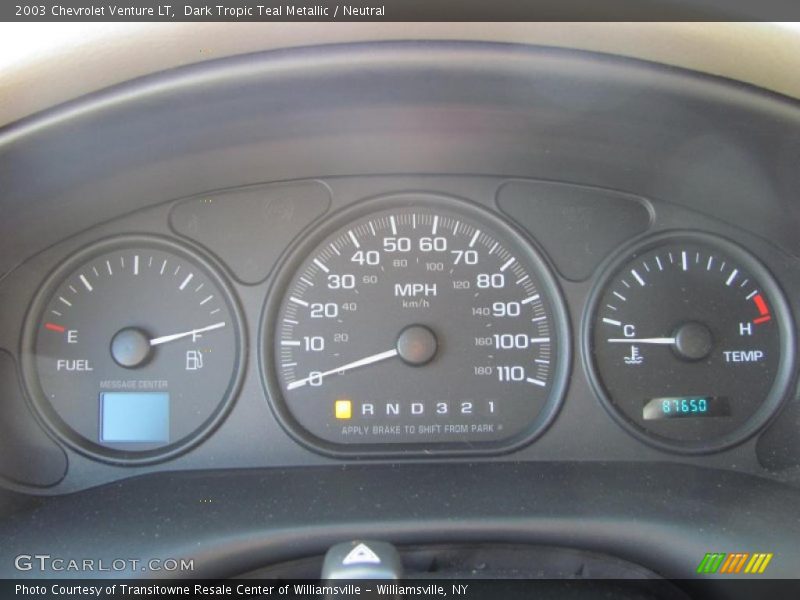  2003 Venture LT LT Gauges