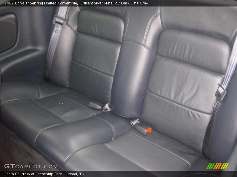  2002 Sebring Limited Convertible Dark Slate Gray Interior