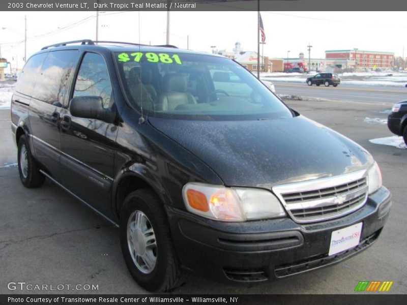 Dark Tropic Teal Metallic / Neutral 2003 Chevrolet Venture LT