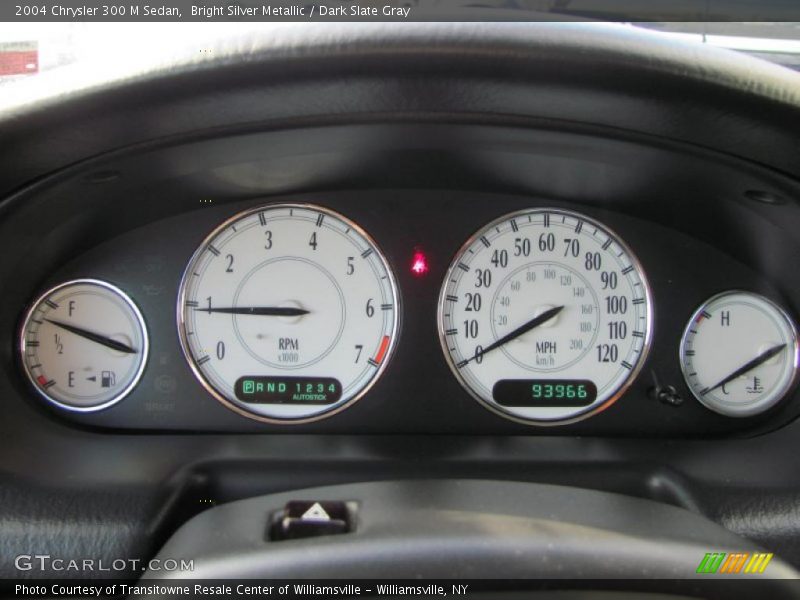 Bright Silver Metallic / Dark Slate Gray 2004 Chrysler 300 M Sedan