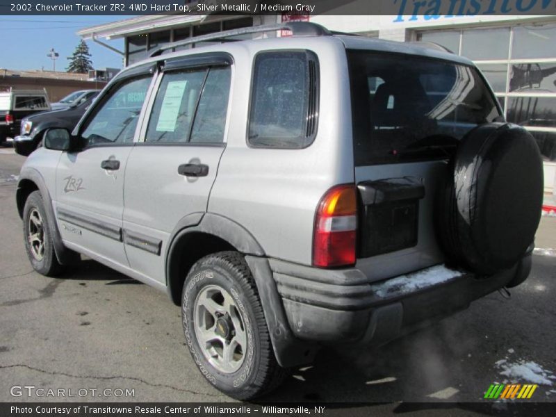 Silver Metallic / Medium Gray 2002 Chevrolet Tracker ZR2 4WD Hard Top
